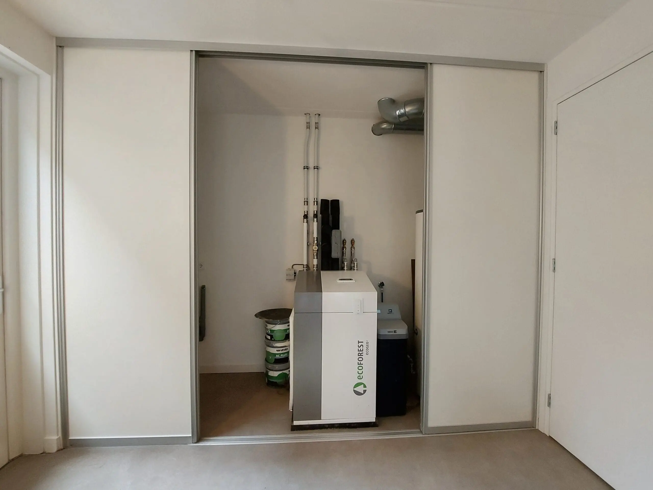 schuifwand op maat bijkeuken